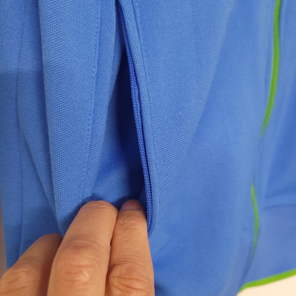 NIKE FULL ZIP COLOR BLUE,GREEN, WHITE ATHLETIC TRACK JACKET - SIZE XL. - Picture 2 of 13